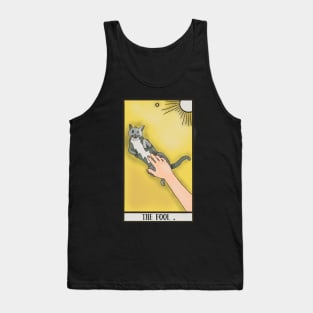 The Fool Tarot Card - Cat Edition Tank Top